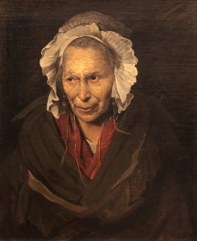 Portrait of a Demented Woman by Theodore Gericault